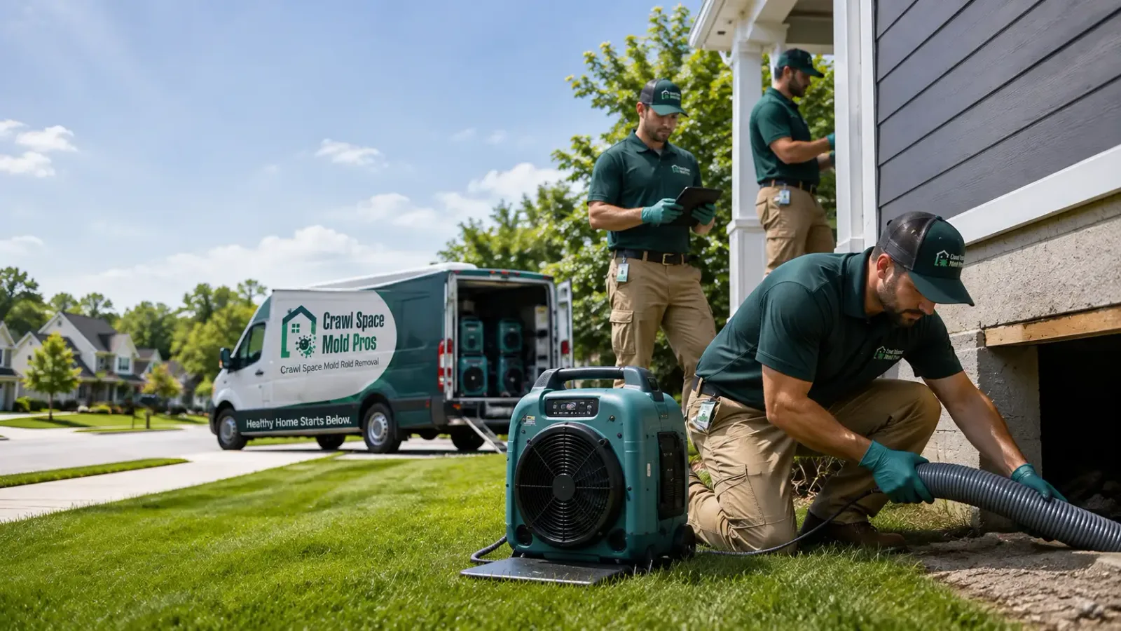 Crawl Space Mold Removal in Keystone, SD